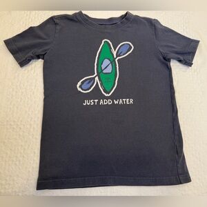 Life Is Good Just Add Water Kayak Kid Size L Tshirt